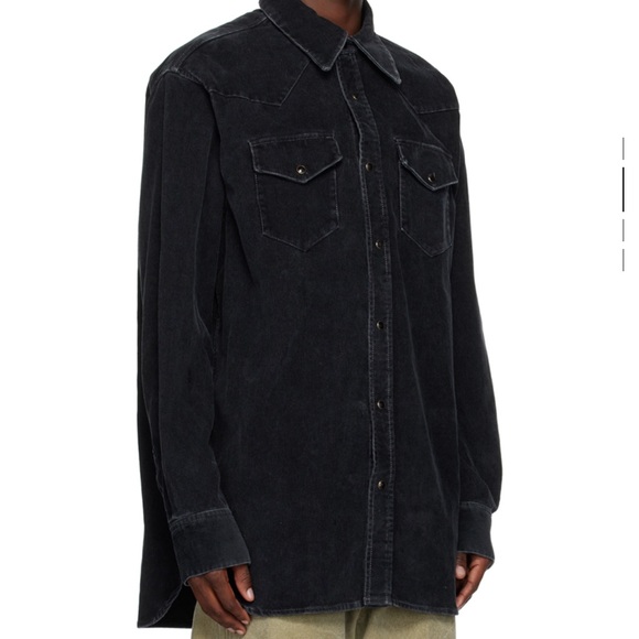 ACNE STUDIOS Black Karty Shirt - Picture 4 of 5